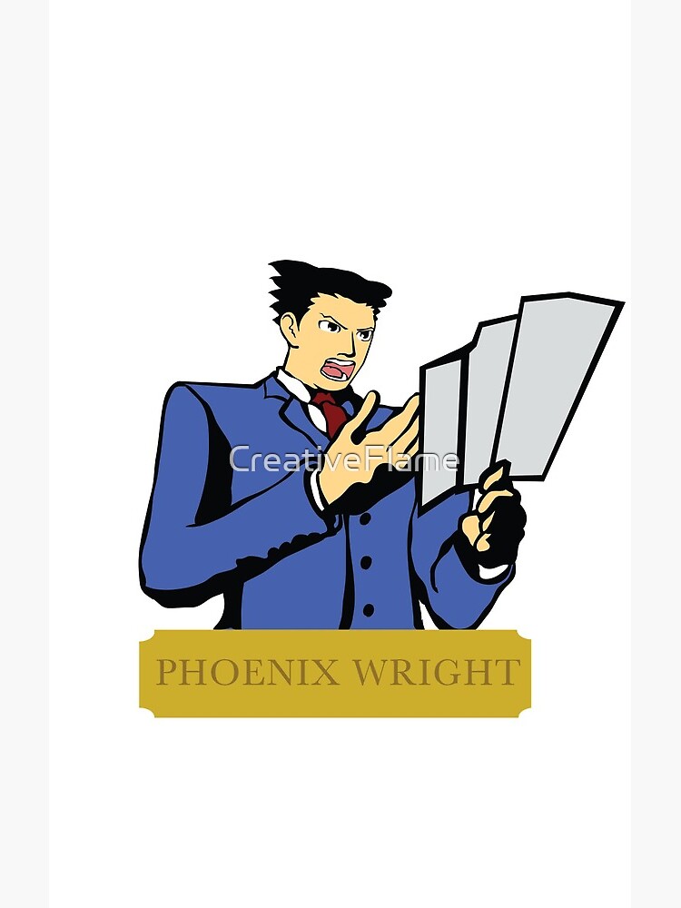 Phoenix Wright Paper Work Shower Curtain - Image 2