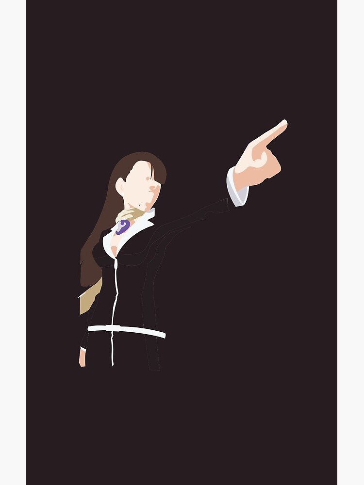 Ace Attorney Mia Fey Shower Curtain - Image 2