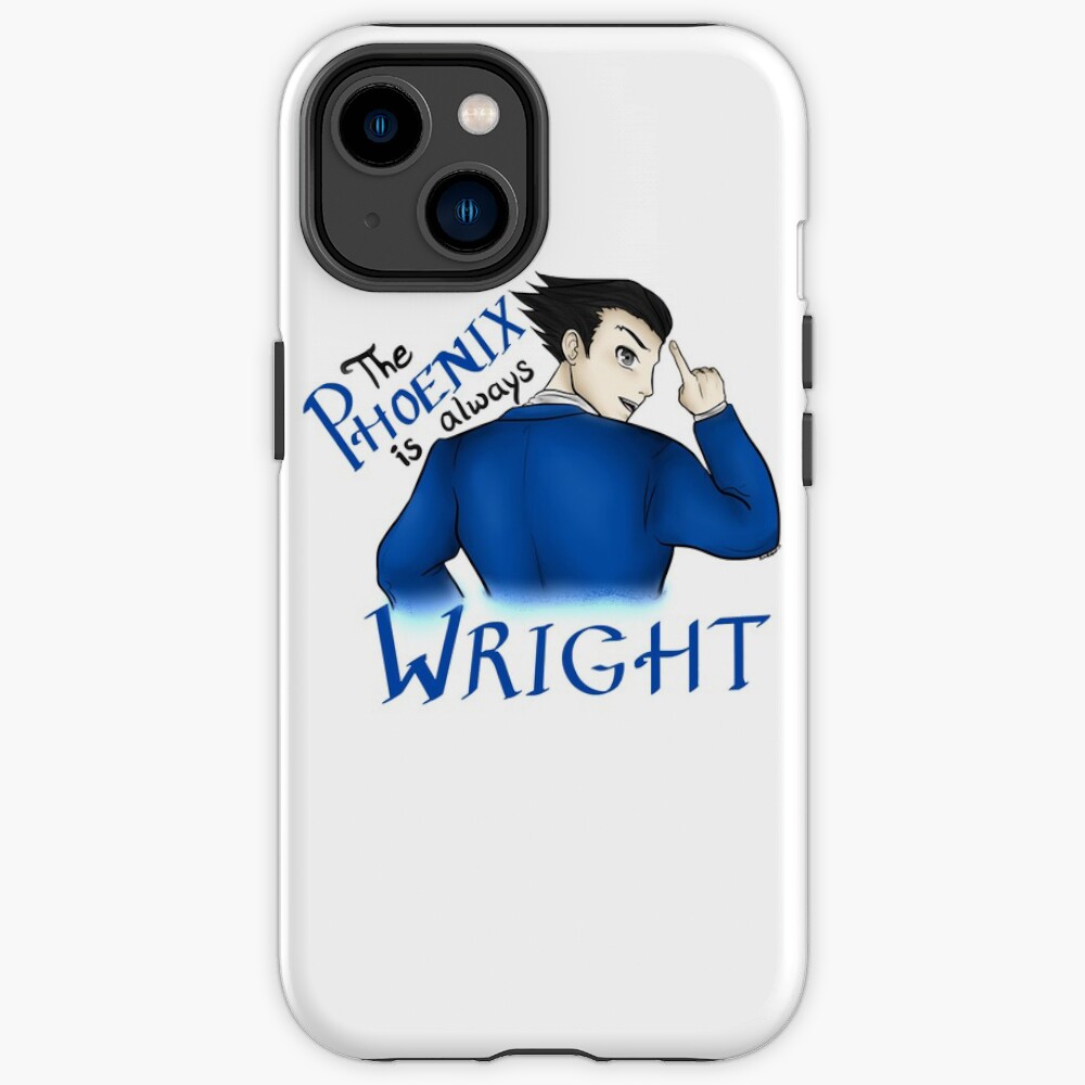 Phoenix Wright Blue Iphone Case