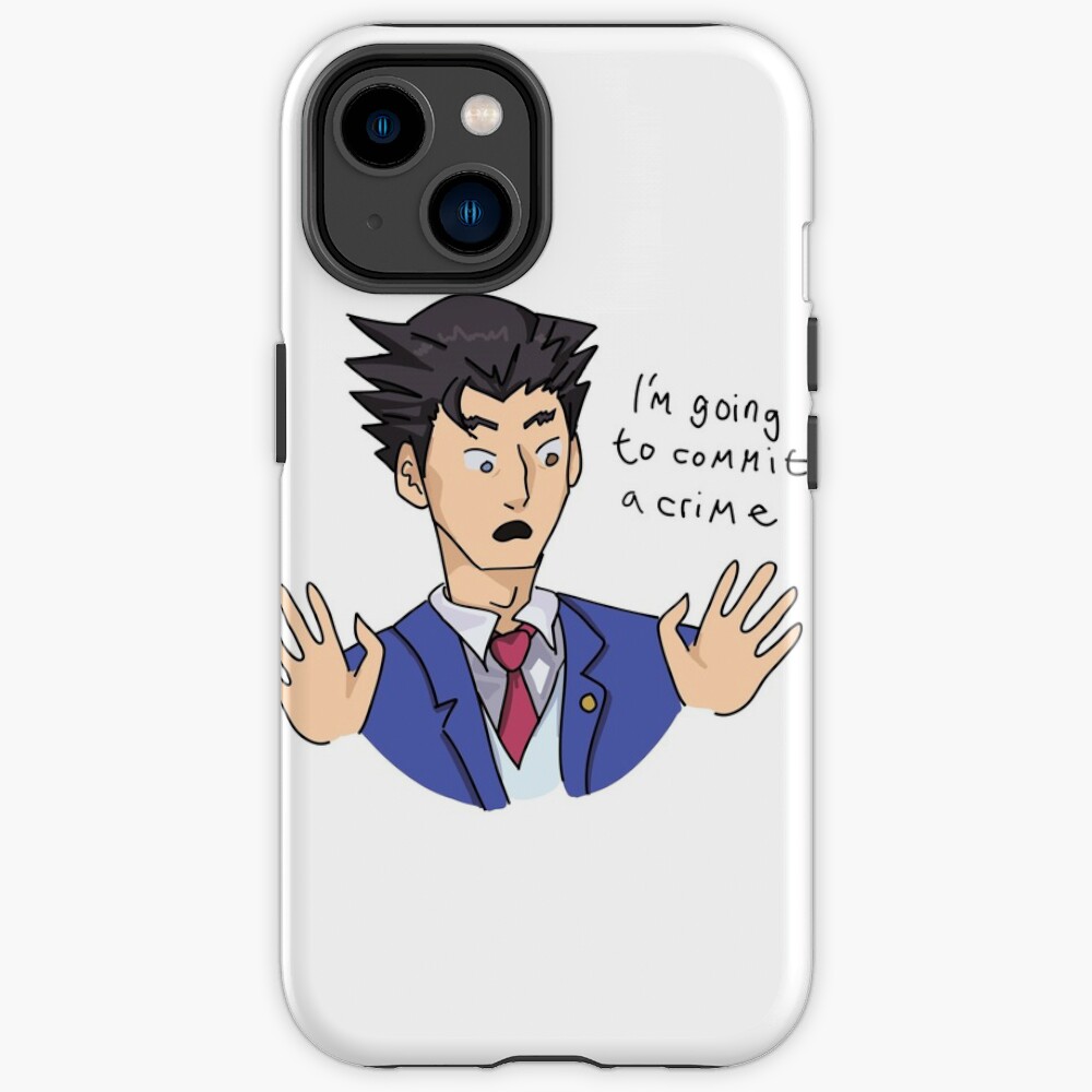 Phoenix Wright Commits Crimes Iphone Case