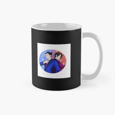 Phoenix Wright And Miles Edgeworth Pin Mug
