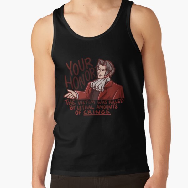 Edgeworth Cringe Tank Top - Image 2