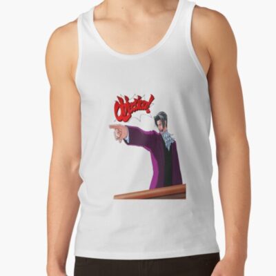 Miles Edgeworth Objection Tank Top