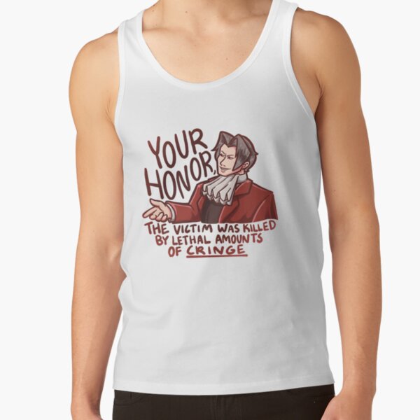 Edgeworth Cringe Tank Top
