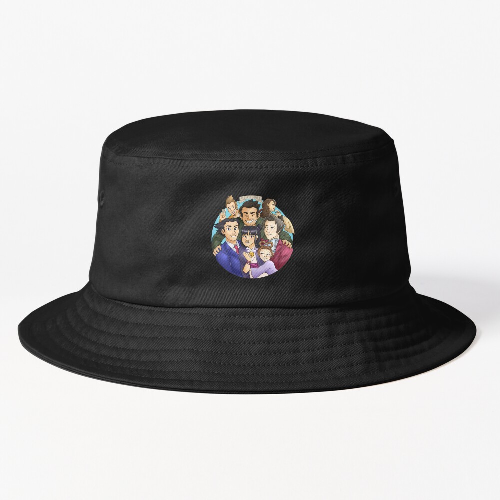 Ace Attorney Group Bucket Hat
