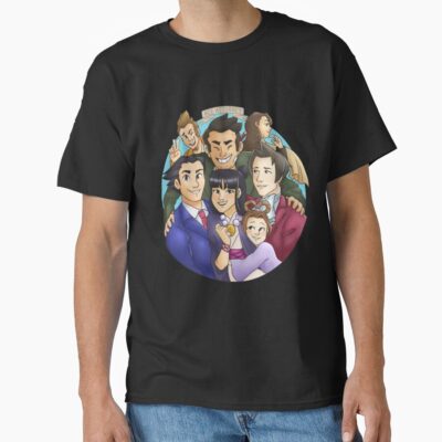 Ace Attorney Group T-shirt