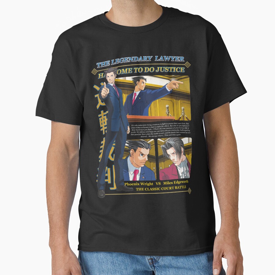 Ace Attorney Phoenix Wright T-shirt - Image 2