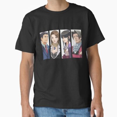 Ace Attorney Panels T-shirt