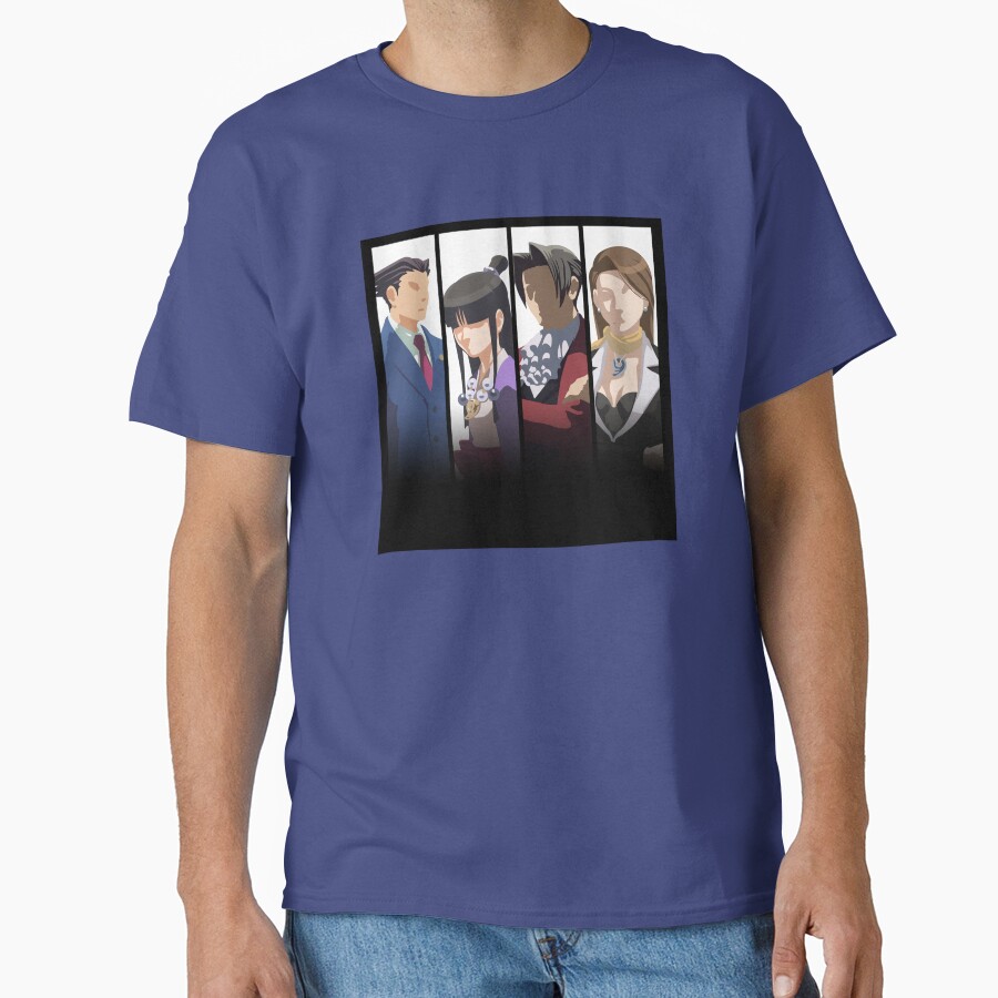 Ace Attorney Boxart Vector T-shirt - Image 4