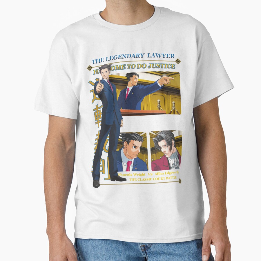 Ace Attorney Phoenix Wright T-shirt