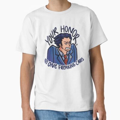 Phoenix Wright No One Cares T-shirt