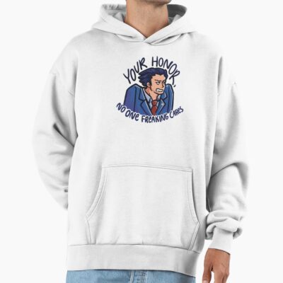 Phoenix Wright No One Cares Hoodie