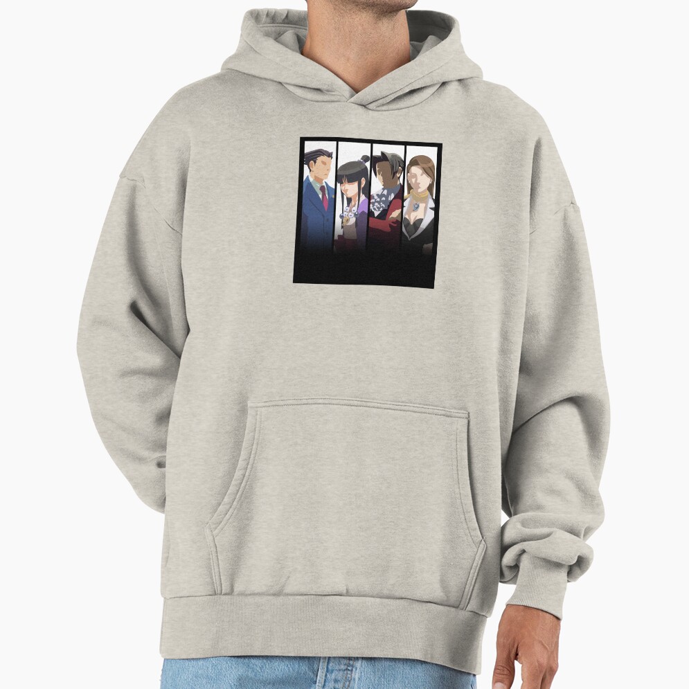 Ace Attorney Boxart Vector Hoodie - Image 3
