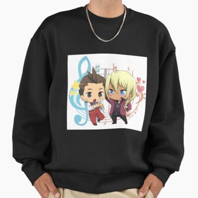 Chibi Apollo Justice And Klavier Gavin Sweatshirt