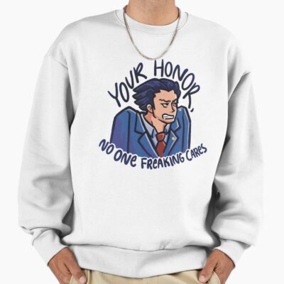 Phoenix Wright No One Cares Sweatshirt