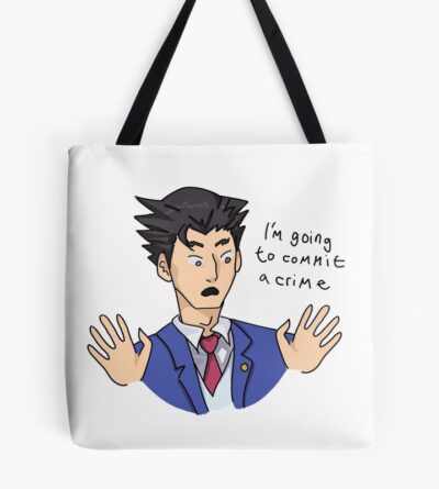 Phoenix Wright Commits Crimes Tote Bag