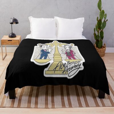 Phoenix Vs Miles Throw Blanket