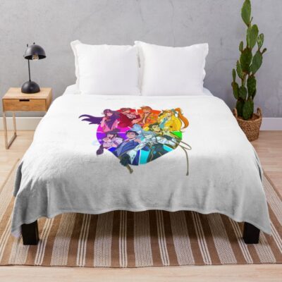 The Great Lawyer Color Wheel Throw Blanket