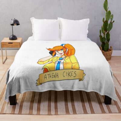 Athena Cykes Young Girl Throw Blanket