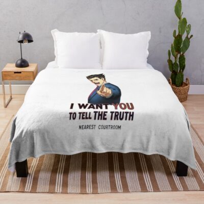 Want To Tell The Truth Phoenix Said Throw Blanket