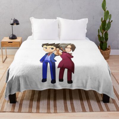 Lawyers Chibi Throw Blanket