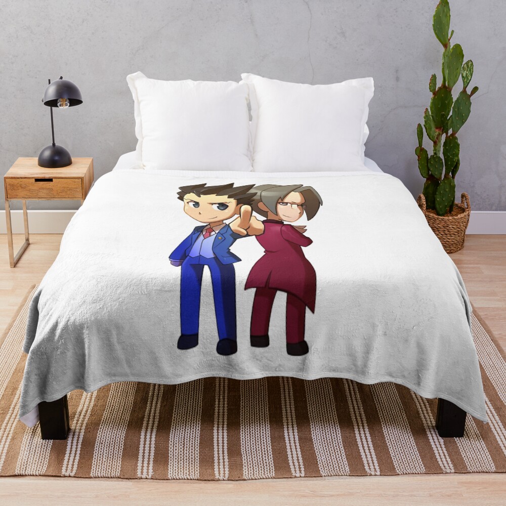 Lawyers Chibi Throw Blanket