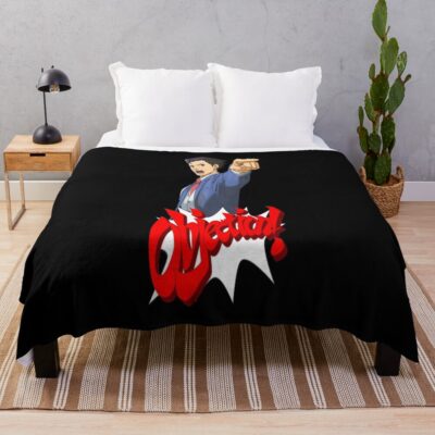 Objection Quote Throw Blanket