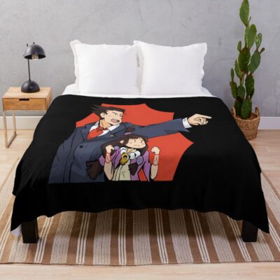 Phoenix Maya Chibi Design Throw Blanket