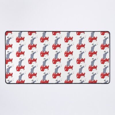 Phoenix Wright Bits Long Sleeve Mouse Pad
