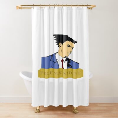 Phoenix Wright Ace Shower Curtain
