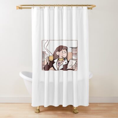 Attorney Working Time Shower Curtain