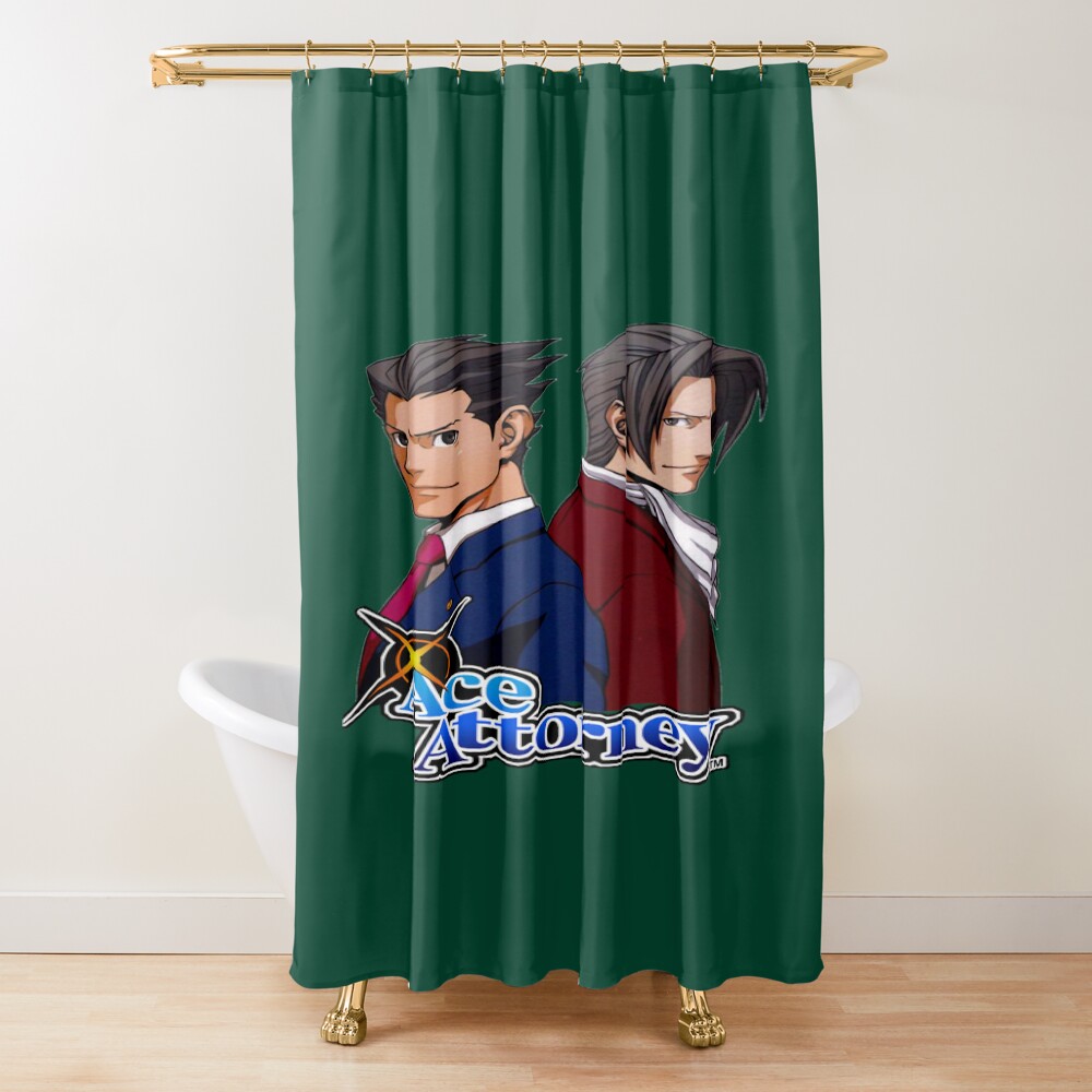Photographic Famicom Of The Great Ace Attorney Shower Curtain