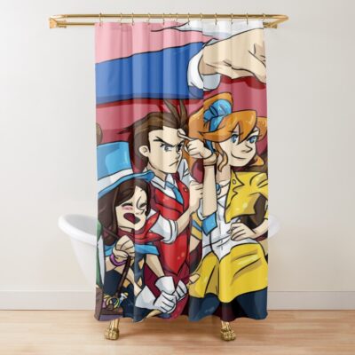 Ace Attorney Defense Shower Curtain
