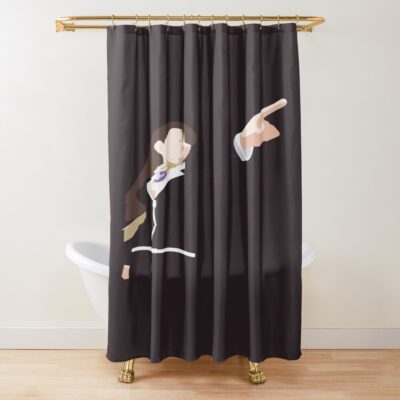 Ace Attorney Mia Fey Shower Curtain