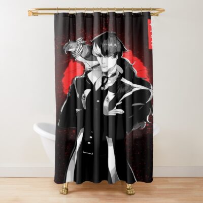 Simon Blackquill Ace Attorney Shower Curtain