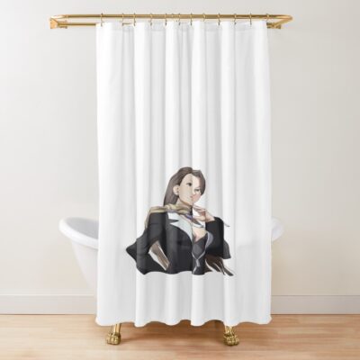 Mia Fey Portrait Shower Curtain