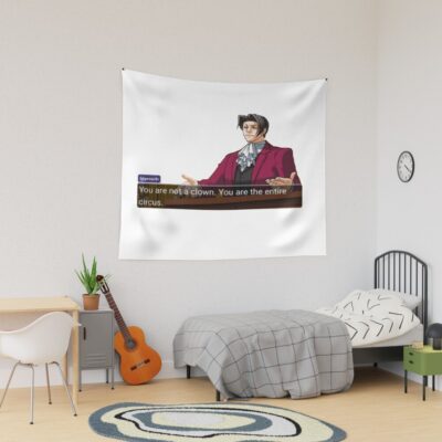 Miles Edgeworth Basic Design Tapestry