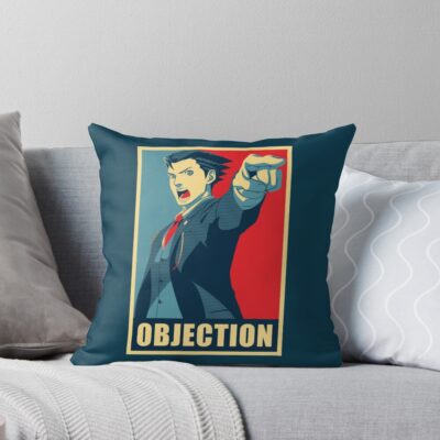Objection Phoenix Throw Pillow