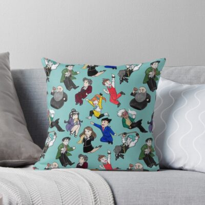 Ace Attorneys Throw Pillow