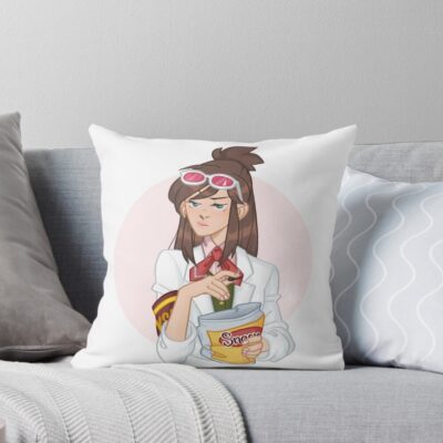 Detective Skye Throw Pillow