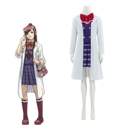 Ace Attorney Ema Skye Women’s Cosplay Costume