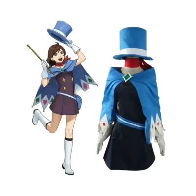Ace Attorney Trucy Wright Gyakuten Saiban 4 Cosplay Costume